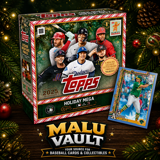 2025 Topps MLB Holiday Baseball Trading Card Mega Box