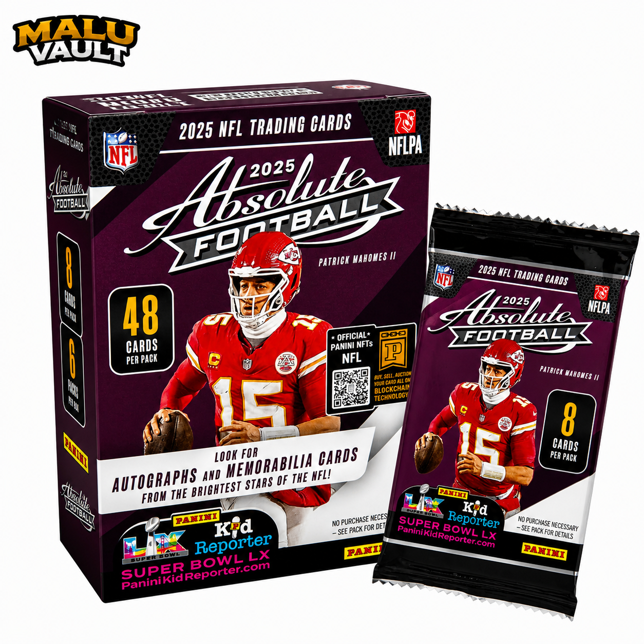 2025 Panini Absolute NFL Trading Card Blaster Box